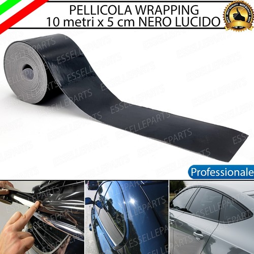 Pellicola wrapping nero lucido - nero,